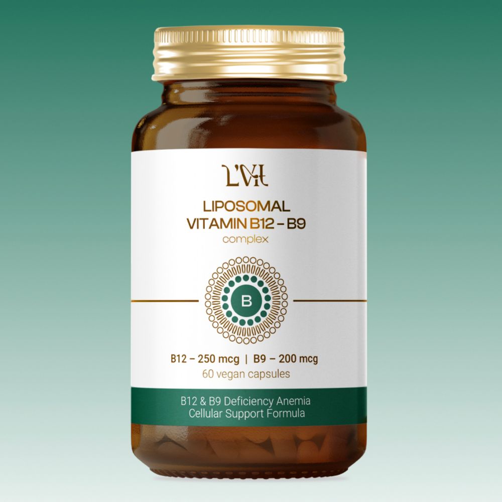 LIPOSOMAL VITAMINS В12 + В9 Липосомальный комплекс В12 + В9, 60 капсул