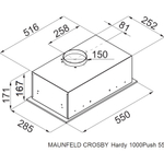 Maunfeld Crosby Hardy 1000Push Black