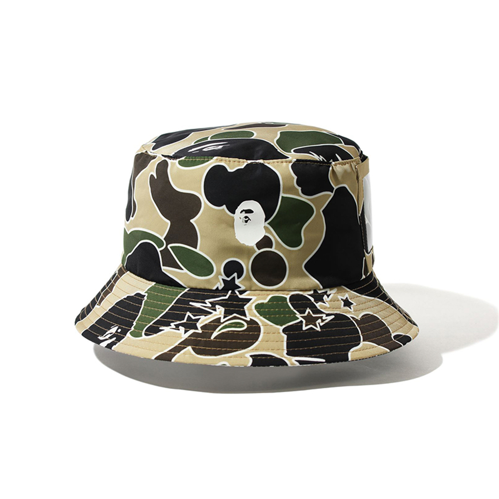 A Bathing Ape Bathing Ape Polyester Bucket Головной убор желтый