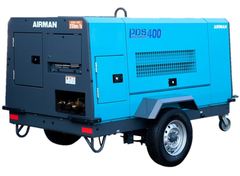 Винтовой компрессор Airman PDSF330DPC на шасси Винтовой компрессор Airman PDSF330DPC на шасси
