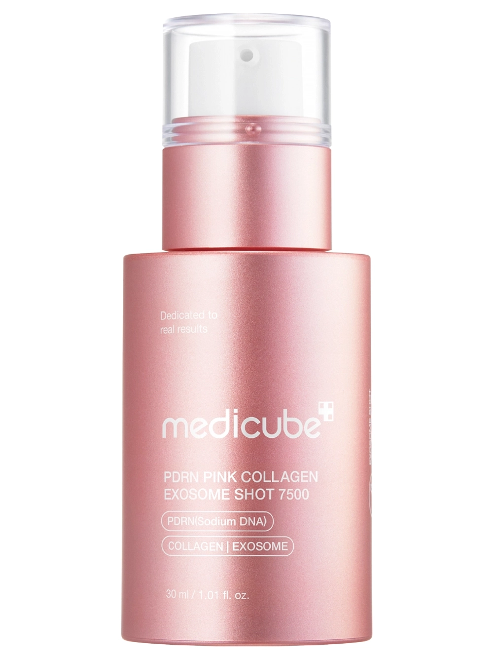 Мedicube PDRN Pink Collagen Exosome Shot Serum 7500 интенсивная омолаживающая ампула с микроиглами PDRN и экзосомами