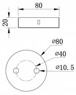 Основание Maytoni Universal base SPR-BASE-R-02-B