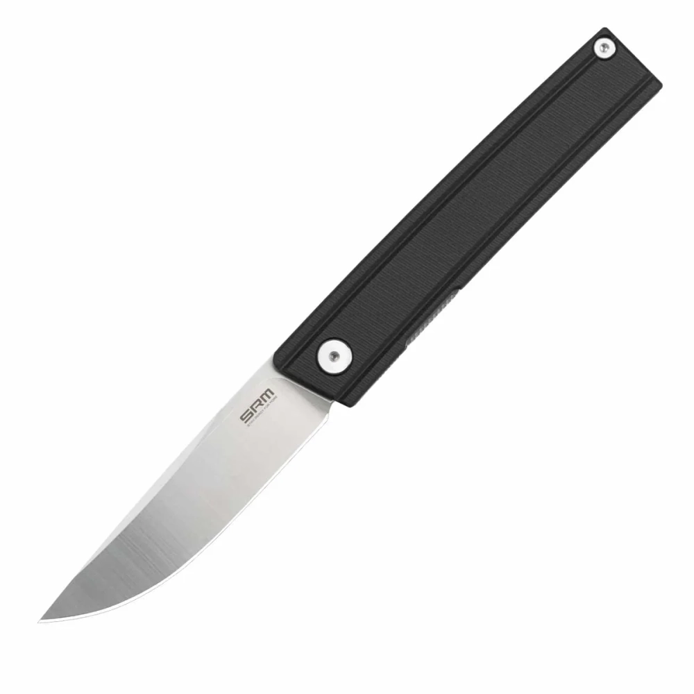 Нож складной SRM 401LC-GB Gent Satin (10Cr15CoMoV, Black G10)
