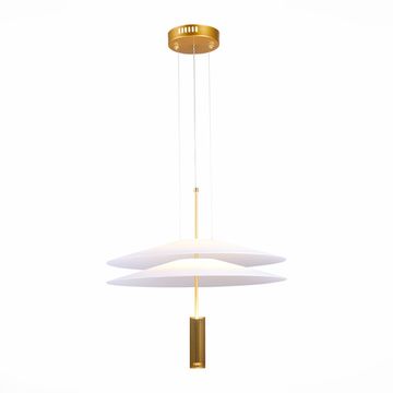 Люстра подвесная LED 10W 3000K SL6101.203.01 золотистый/белый Isola ST-Luce