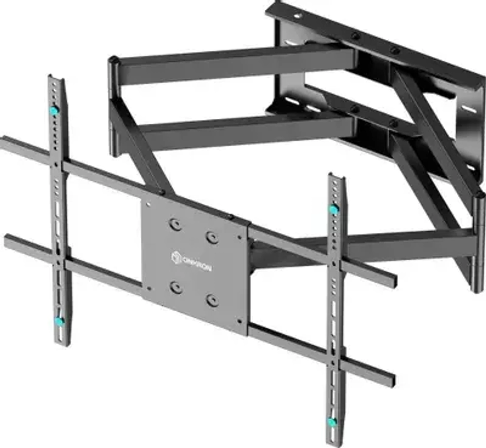 Кронштейн для телевизора ONKRON M8L, 42-110", настенный, поворотно-выдвижной и наклонный, черный