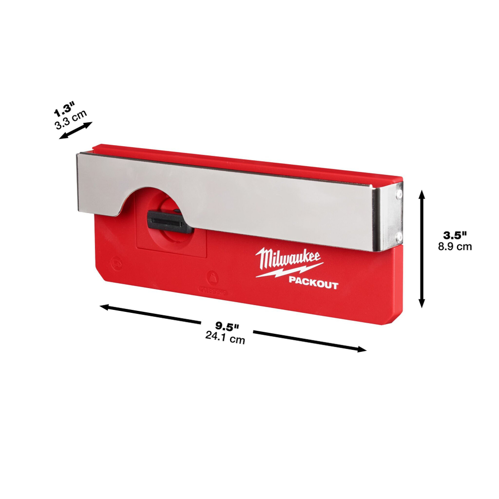Полка PACKOUT Milwaukee, с креплением click & lock, для инструментов, красная/черная, настенная, до 9 кг