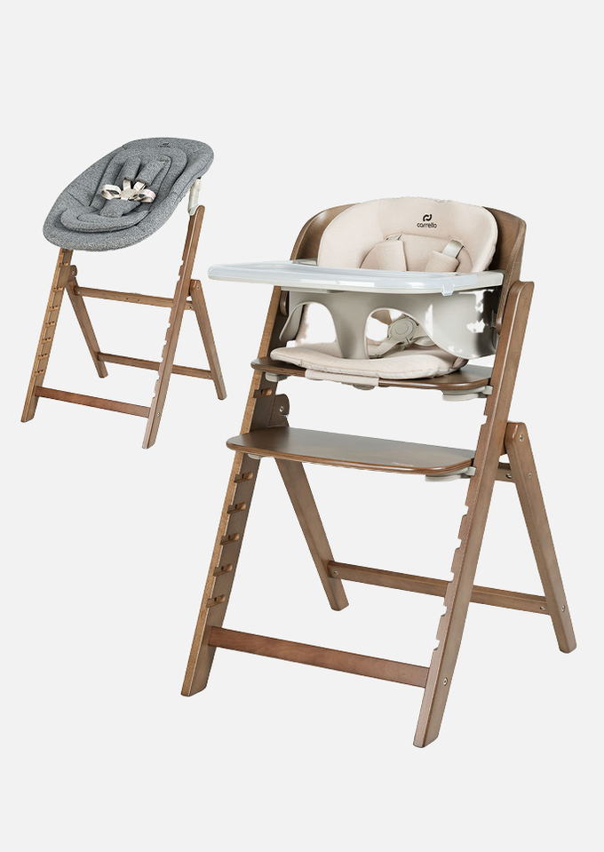 Carrello Стульчик для кормления Focus Croissant Beige