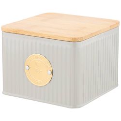 БАНКА ДЛЯ ЧАЙНЫХ ПАКЕТИКОВ AGNESS "MAJESTY" 800 МЛ 11*11*7 СМ