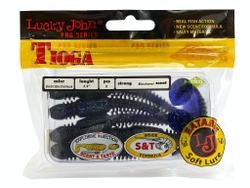 Виброхвосты съедобные LJ Pro Series TIOGA 3.9in (10 см), цв. T52, 5 шт.