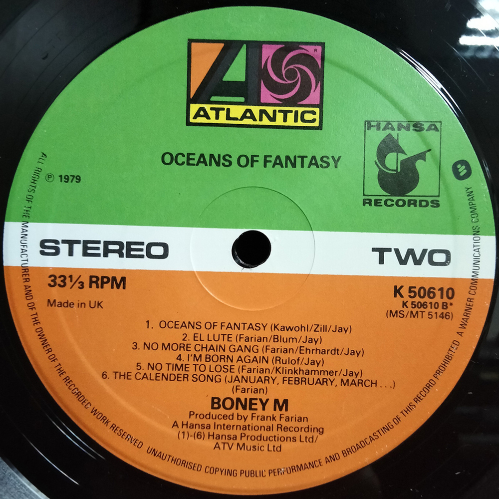 Boney M. / Oceans Of Fantasy (LP)