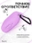 Чехол для Airpods Pro 3 Gurdini прорезиненный soft touch c карабином Пурпурный