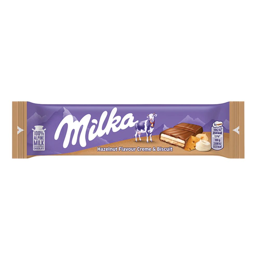 Батончик MILKA 46гр крем бисквит