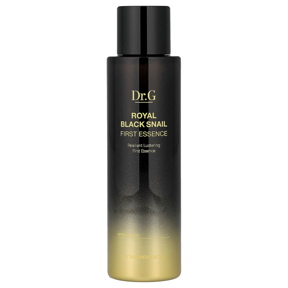 Dr. G, Royal Black Snail First Essence, эссенция с черной улиткой, 165 мл (5,57 жидк. унции)
