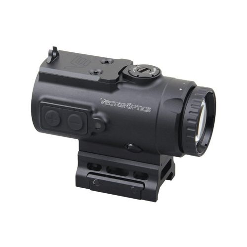 Призматический прицел Vector Optics Paragon 4x24 Micro Prism (закрытый, объектив 24мм, 1 МОА, метка баллистическая красная, picatinny/weaver, IP67)