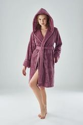 Халат женский махровый  Artemida 8665 вишня NUSA