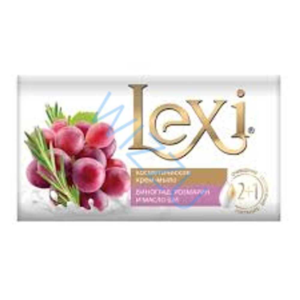 Крем мыло косметическое Lexi 140 гр Виноград, розмарин, масло ши