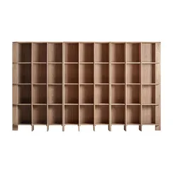 Правый модуль книжного шкафа Nara 210х120 см, дуб