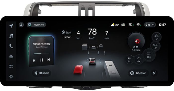 Магнитола для Toyota Land Cruiser Prado 150 2009-2013 (правый руль) - Teyes CC4PRO монитор 12.3" 2K QLED + рамка 9, Android 13, Быстрейшая, Snapdragon 778G, ИИ, CarPlay, DSP, 4G SIM-слот