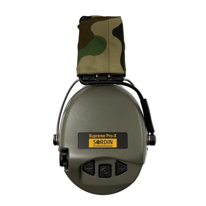 Наушники активные Sordin (MSA) Supreme Pro-X, хаки, оголовье-ткань (SOR75302-X-S)