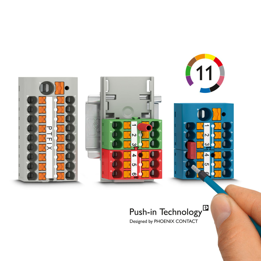 PTFIX 18X2,5-NS35A OG - Распределительный блок 3273194