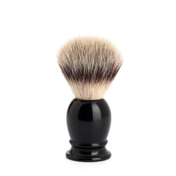 Помазок MUEHLE CLASSIC, фибра высшей категории Silvertip, черная смола, размер S (39 K 256)