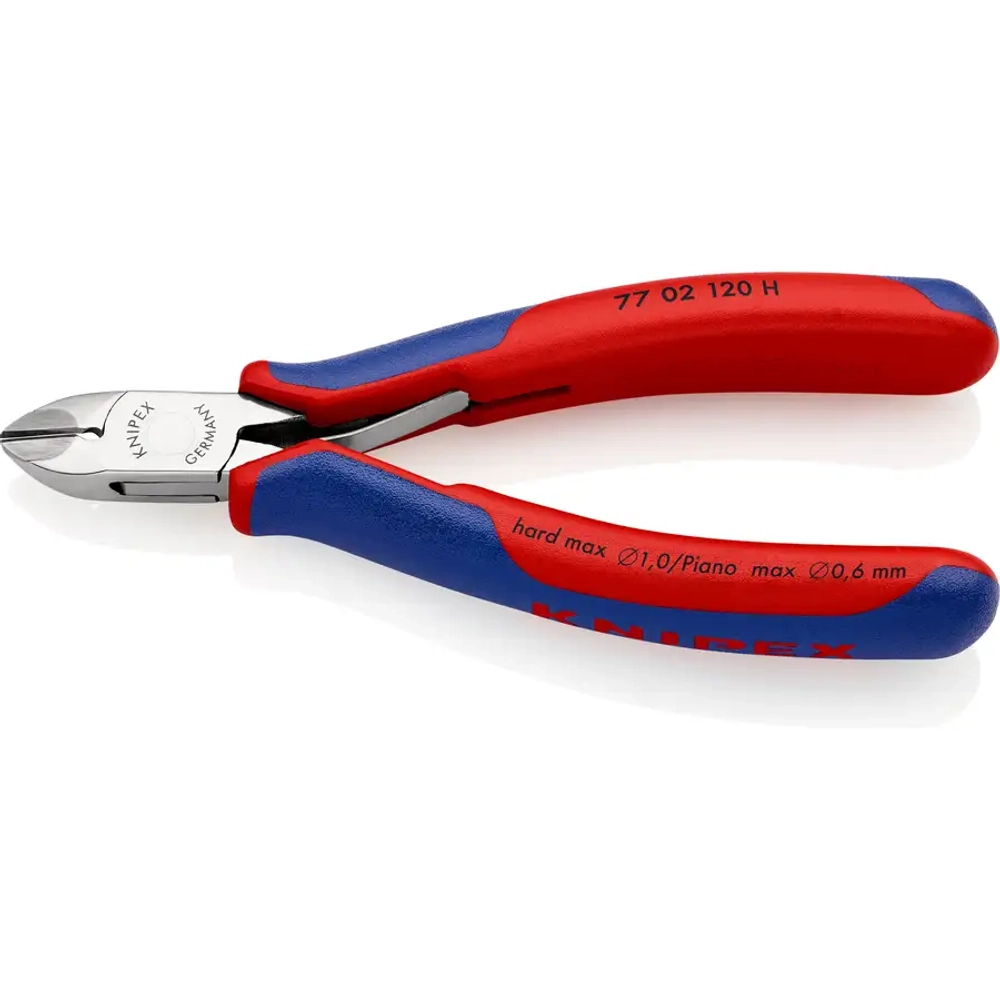 Кусачки боковые для электроники 120 мм Knipex 77 02 120 H