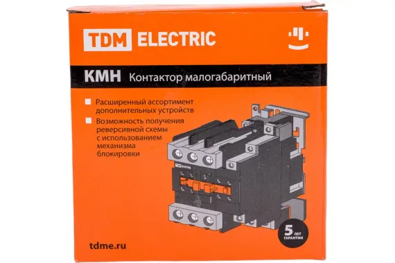 Контактор TDM КМН-48012 80А 400В/АС3 1НО 1НЗ 17742
