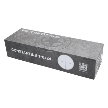 Оптический прицел Vector Optics Constantine 1-6x24 FIBER, сетка Fiber Dot, 30мм (SCOC-36)