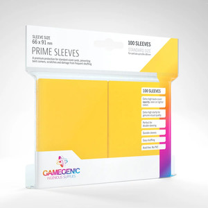 Протекторы для карт Prime Sleeves Yellow (100)