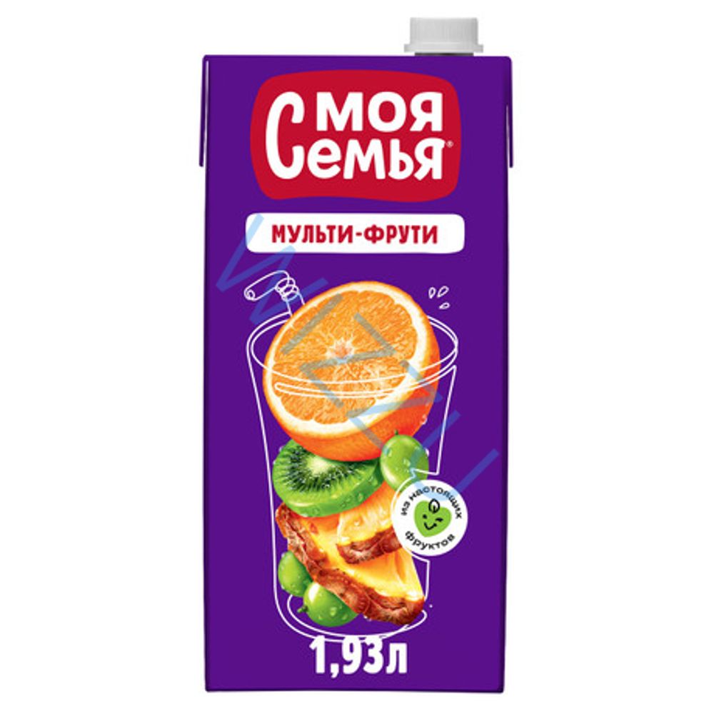 Нектар Моя Семья мультифрукт 1,93 л