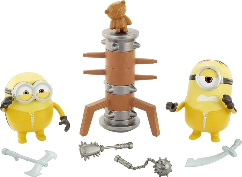 Фигурки Martial Arts Minions The Rise Of Gru Movie Moments Figure Set w/ Bob & Stuart
