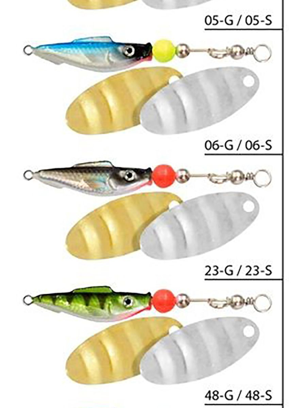 Блесна вертушка FISH REFLEX-4 10,0g, цвет 48