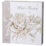 Набор тарелок обеденных 2шт 25,5см ''WHITE FLOWER»