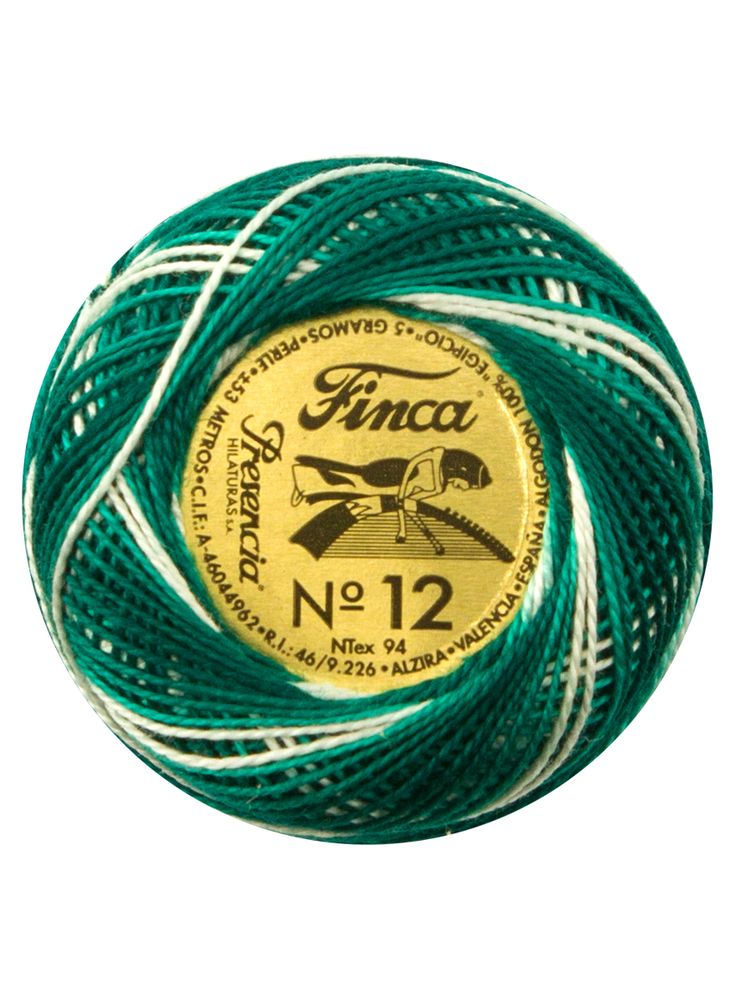 Мулине Finca №12 Perle (Жемчужное), цв. мультиколор 9800 / 1 мот. х 53 метра