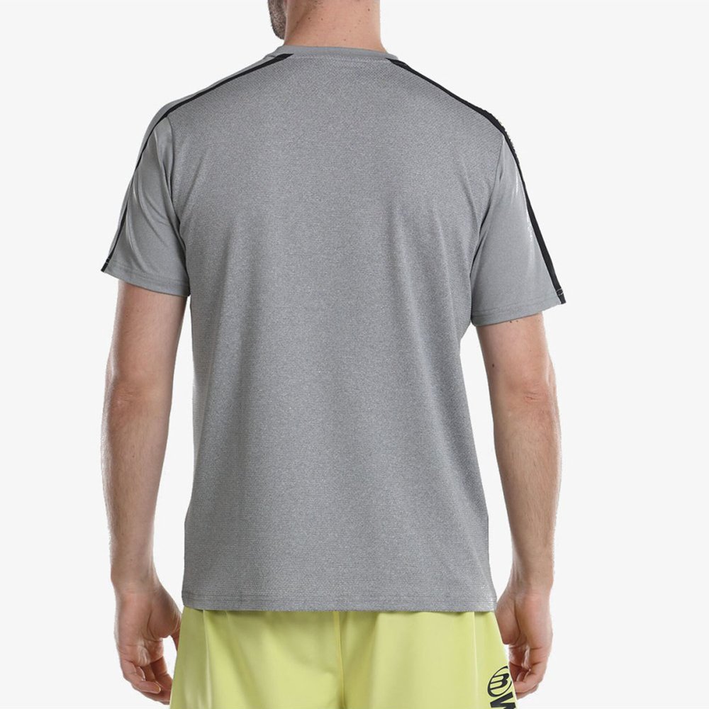 Мужское теннисное поло Bullpadel Liron T-Shirt Men - Grey, Yellow