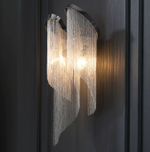 Wall design lamp Stream by Terzani (Silver)