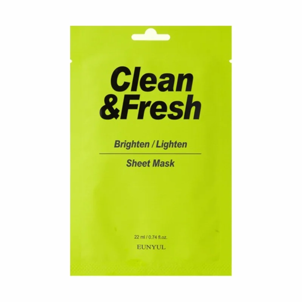 Eunyul Clean&Fresh Brighten/Lighten Маска яркость/осветление