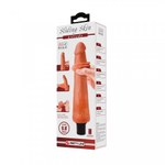 Реалистичный вибратор Alfredo Sliding skin, 25*4 см