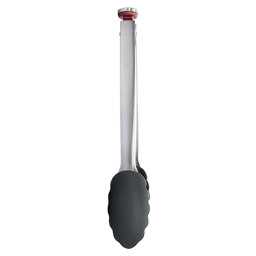 Щипцы кухонные smartchef, 33,5 см, серо-бордовые