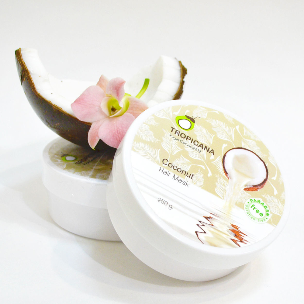 Маска для волос на кокосовом масле TROPICANA