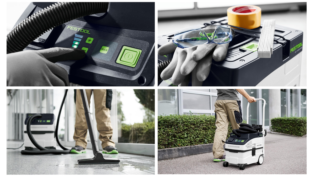 ОСЕНЬЮ ВЫГОДНО ХИТ! Пылеудаляющий аппарат FESTOOL CLEANTEC CT 15 E, Объем резервуара 15 л, пылесборника 12,5 л, для уборки пыли, грязи и жидкостей 578327
