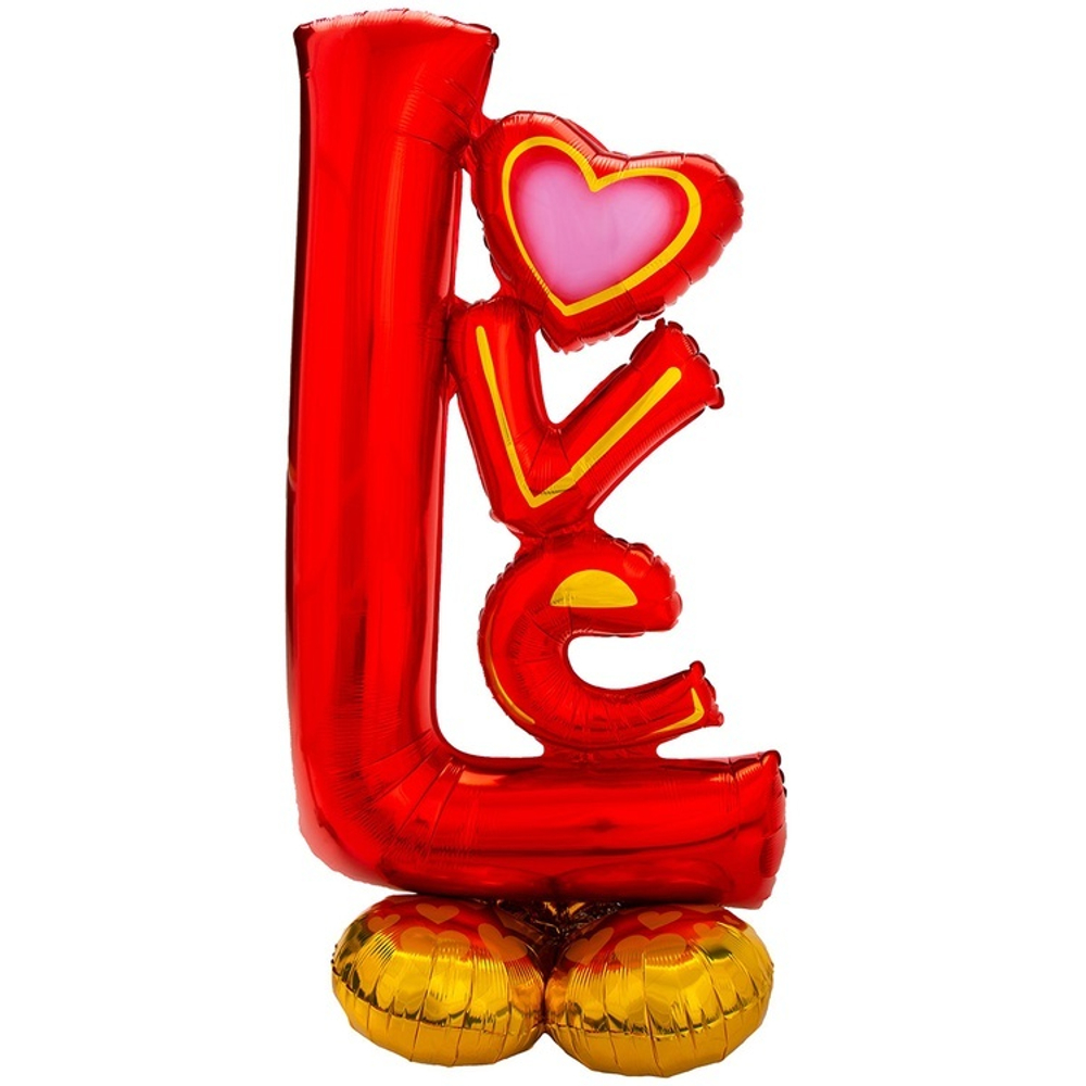 Надпись LOVE  Ростовой шар