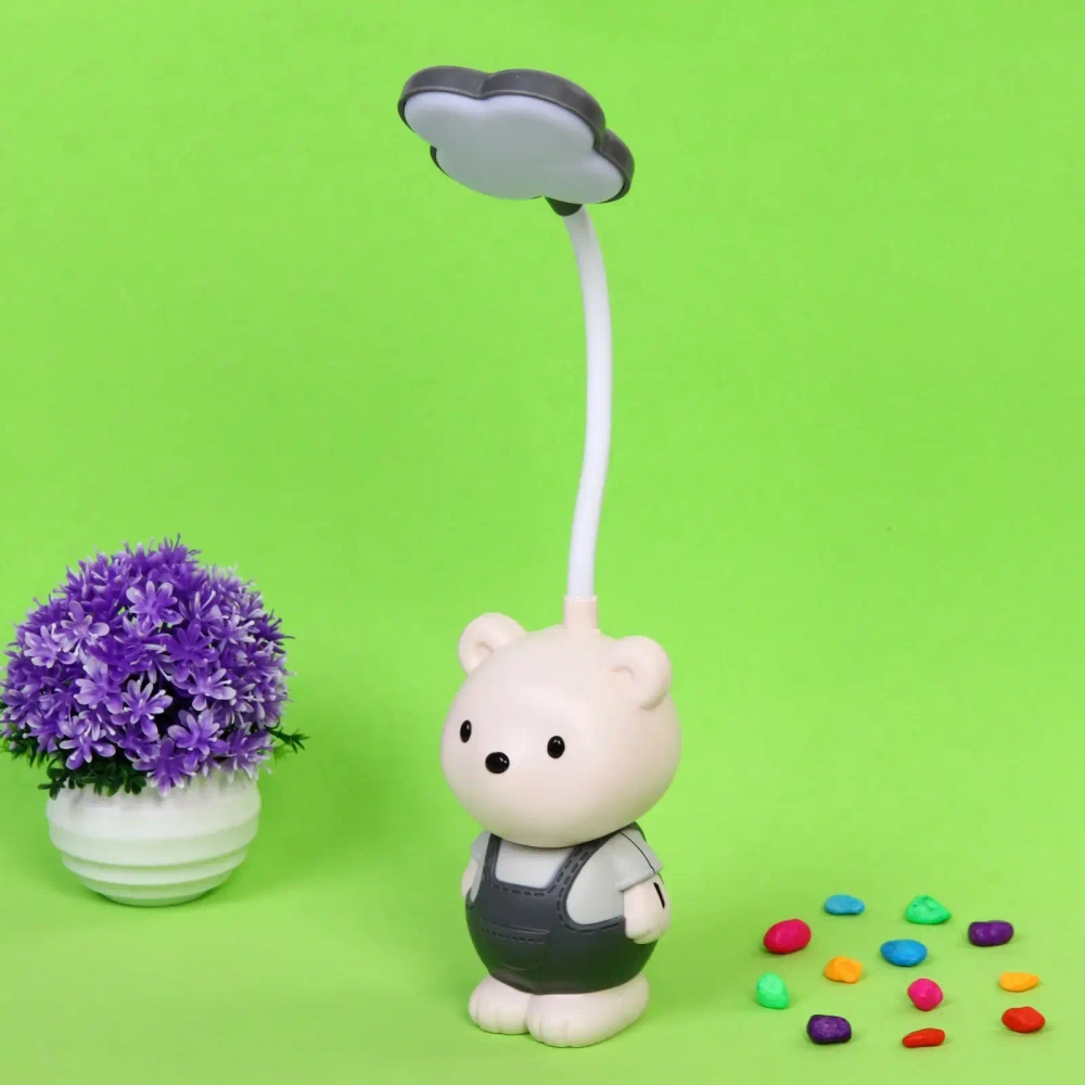 Настольная лампа «Sweet - bear» LED 6,2*6,5*29,5 см, USB 1.5w 3.7v, Зеленый