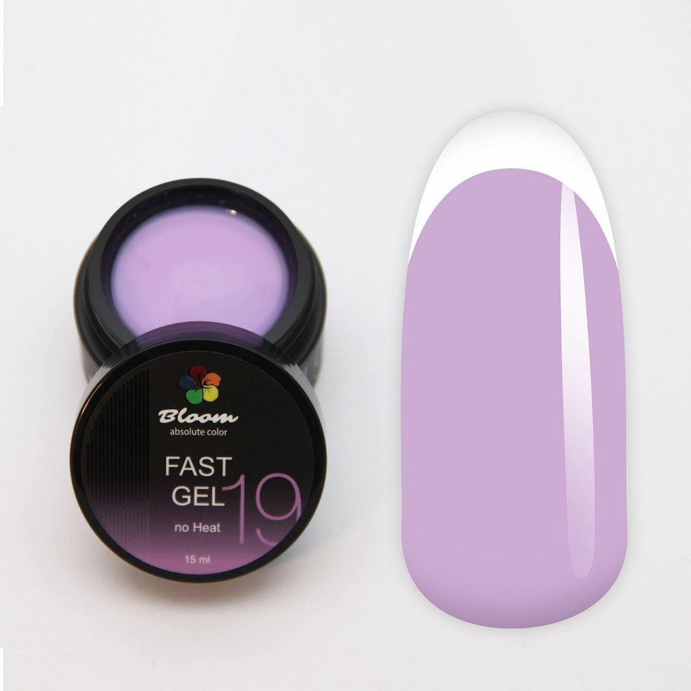 Bloom Fast Gel 19 - Гель холодный для наращивания, 15 мл