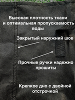 Горшок геотекстильный для растений 30литров 5шт/уп