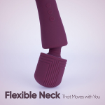 Фиолетовый мини вибратор-вонд 20,3см Selove Pulse Mini Wand Powerful with Deep Rumbly Vibrations Purple