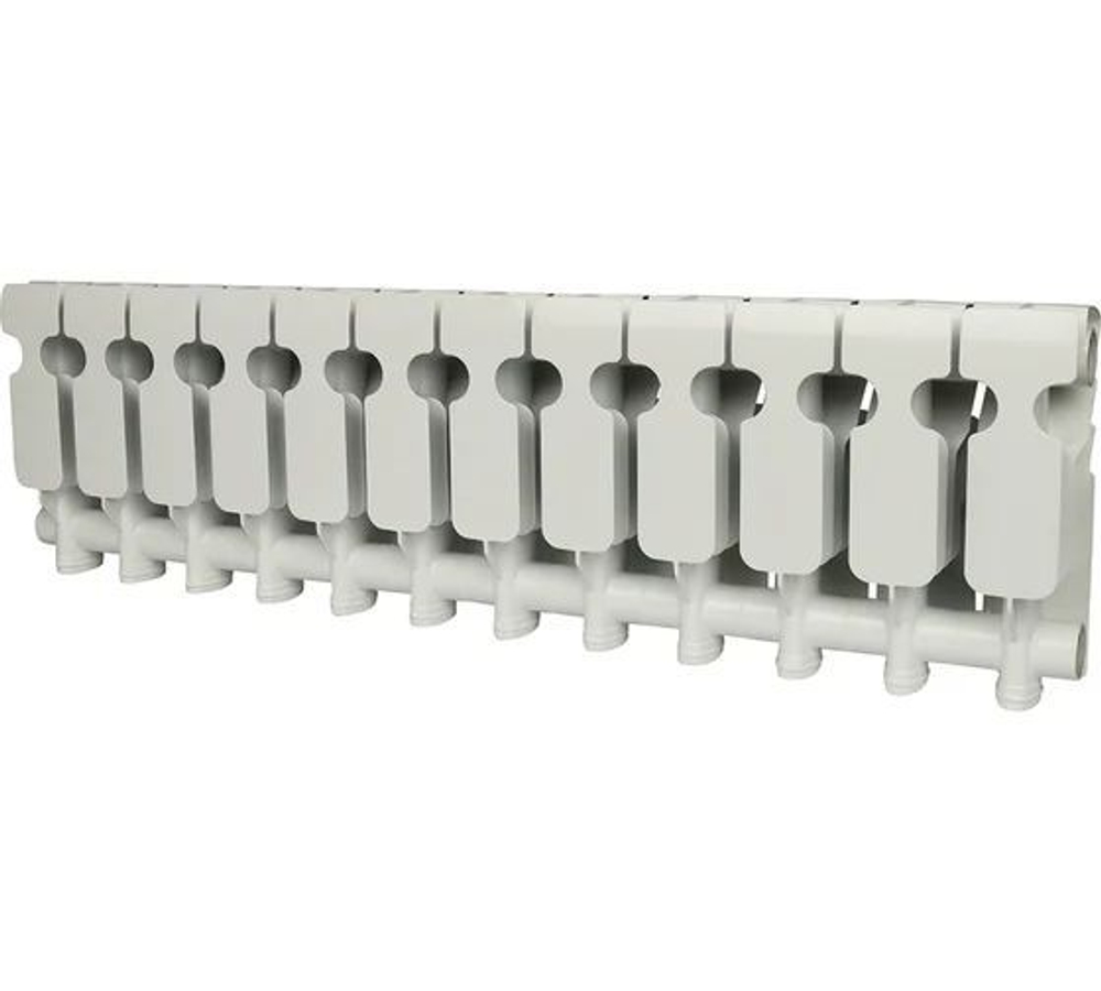 Алюминиевый радиатор ROMMER Plus 200 12 секций RAL9016 89992