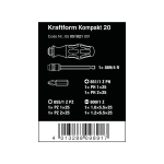 Набор бит Kraftform kompakt 20 с телескопической вставкой WERA 05051021001