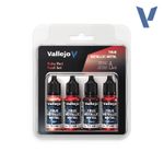 Vallejo True Metallic Metal - набор Ruby Red