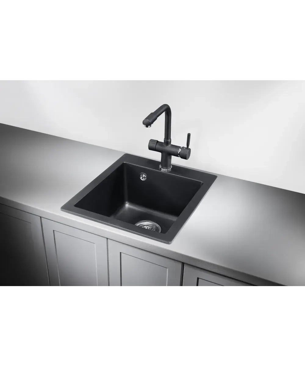 Кухонная мойка Kuppersberg MODENA 40 NL 1B ANTHRACITE фото 2